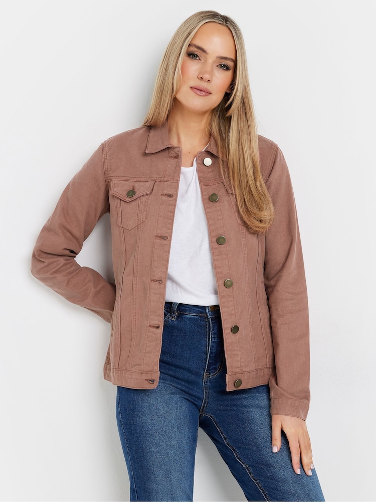 Long Tall Sally Pink Denim 100% Cotton Jacket - Image 1 of 5