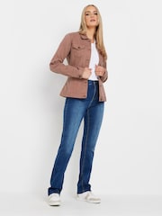 Long Tall Sally Pink Denim 100% Cotton Jacket - Image 2 of 5