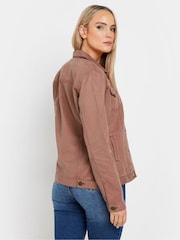 Long Tall Sally Pink Denim 100% Cotton Jacket - Image 3 of 5