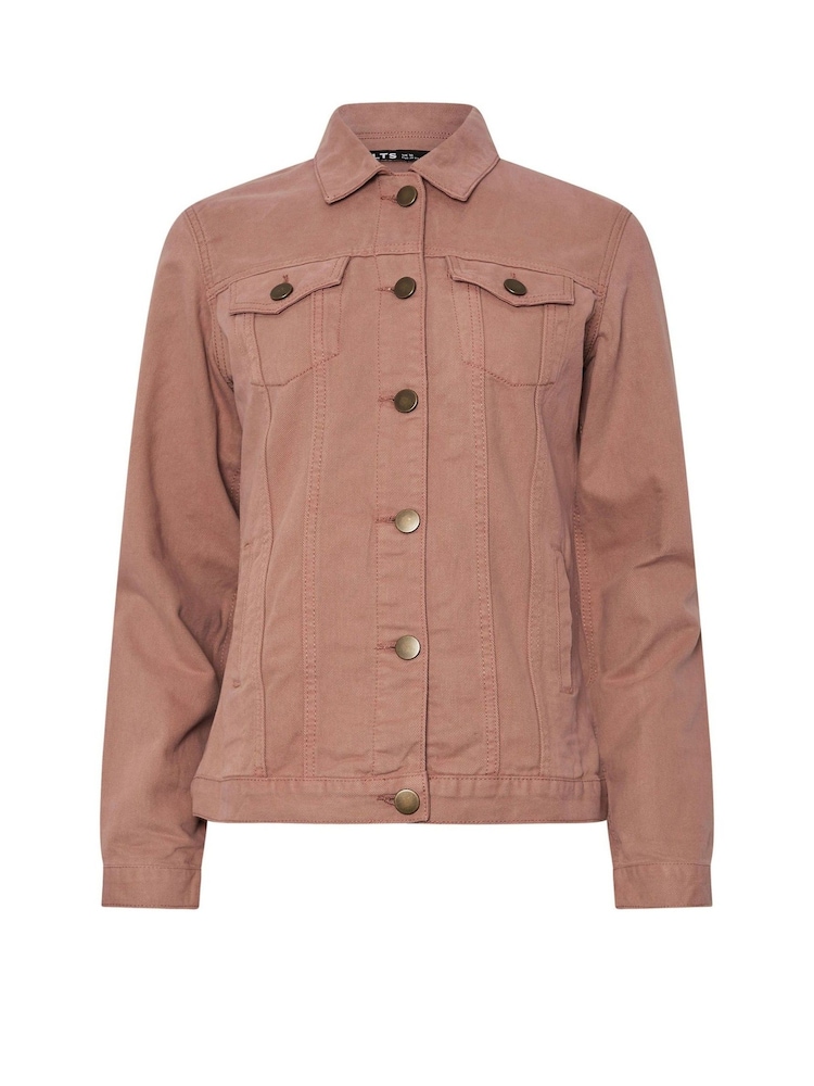 Long Tall Sally Pink Denim 100% Cotton Jacket - Image 5 of 5