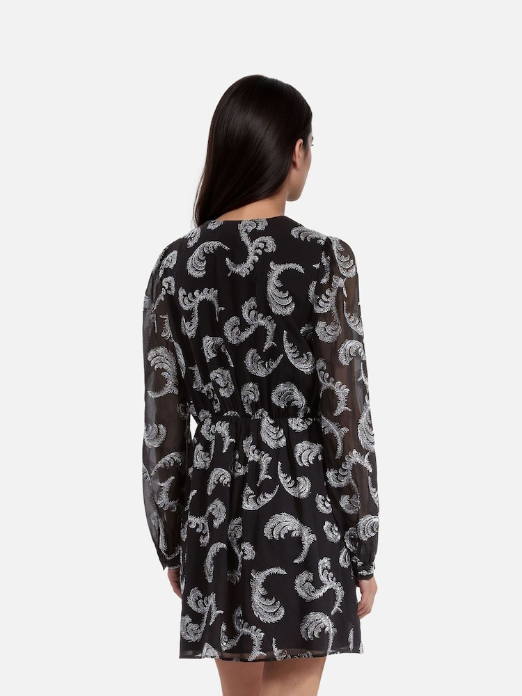 The Kooples Black Short Floating Sleeve Dress - Image 2 of 3