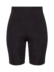 Yours Curve Black Side Stripe Shorts - Image 4 of 4