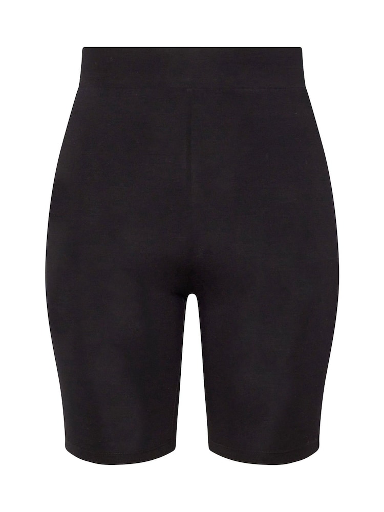 Yours Curve Black Side Stripe Shorts - Image 4 of 4