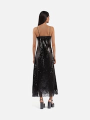 The Kooples Black Short Lace Dress - Image 2 of 4