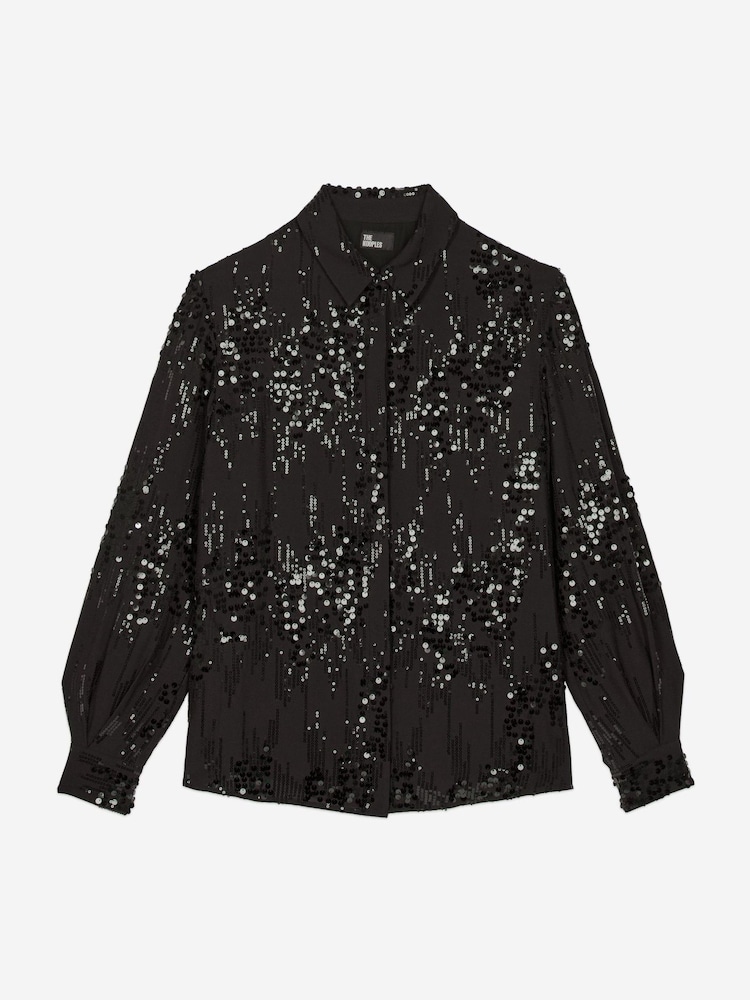 The Kooples Black Long Sleeved Shirt - Image 1 of 3