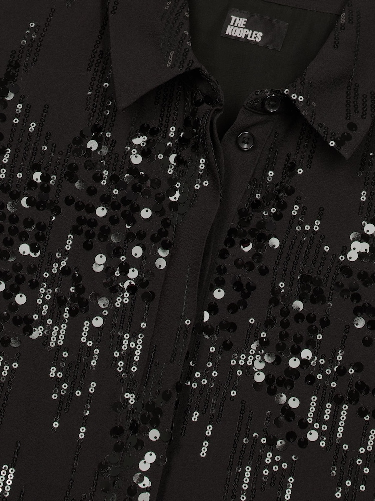 The Kooples Black Long Sleeved Shirt - Image 2 of 3