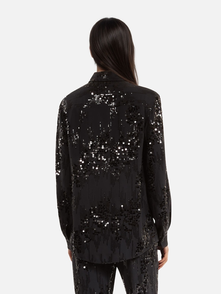 The Kooples Black Long Sleeved Shirt - Image 3 of 3