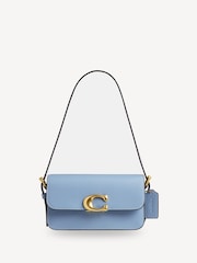 COACH Blue Refined Calf Leather Zoe Shoulder Bag - Image 1 of 3