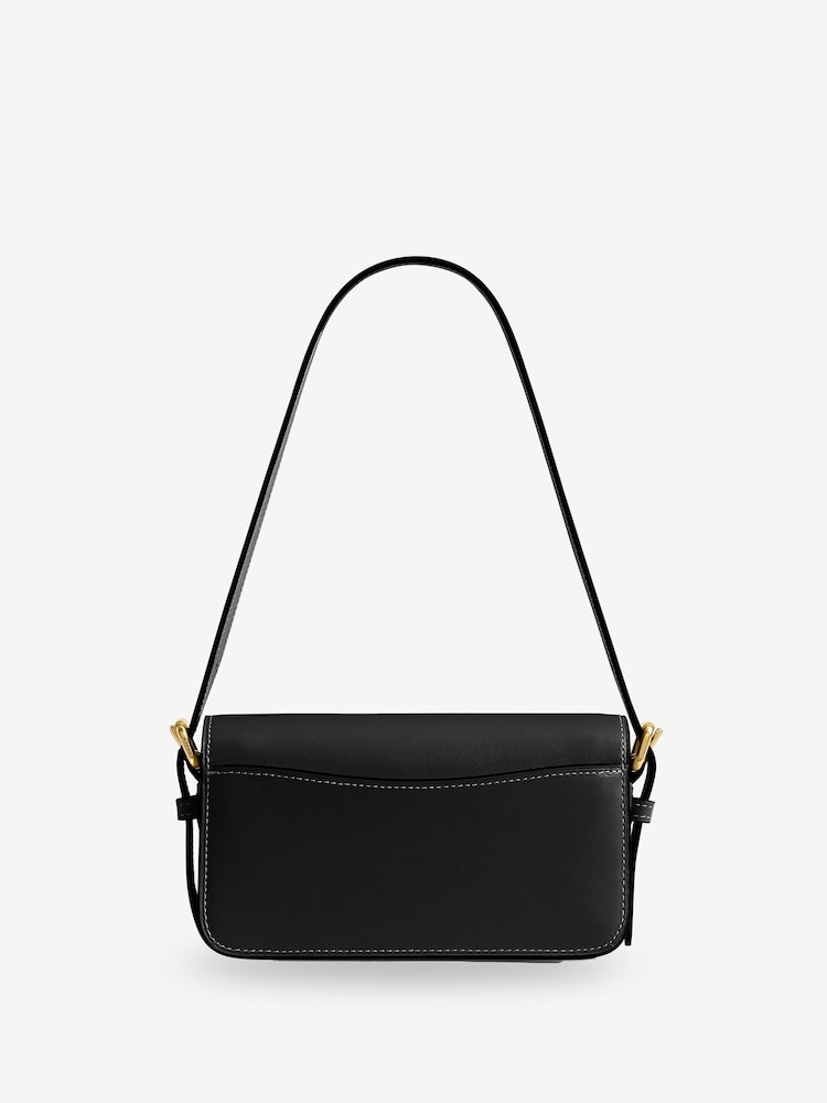 COACH Black Refined Calf Leather Zoe Shoulder Bag - Image 2 of 3