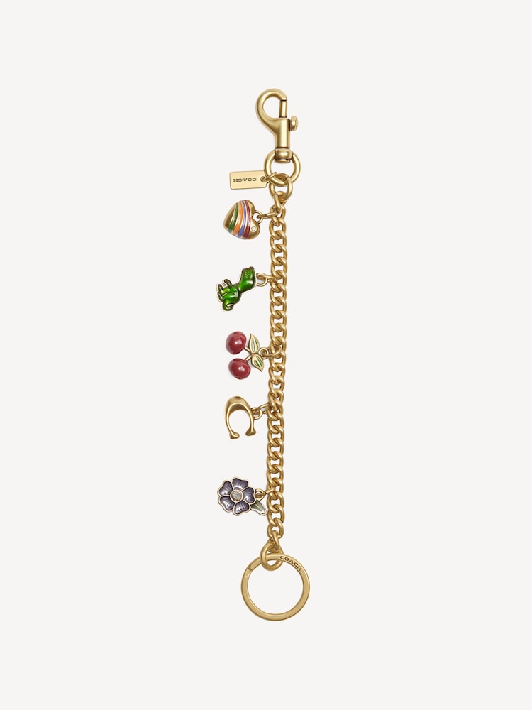 COACH Gold Motif Chain Charm Bag - Image 2 of 5
