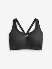 New Balance Black Womens Essential Run Bra - Image 1 of 1