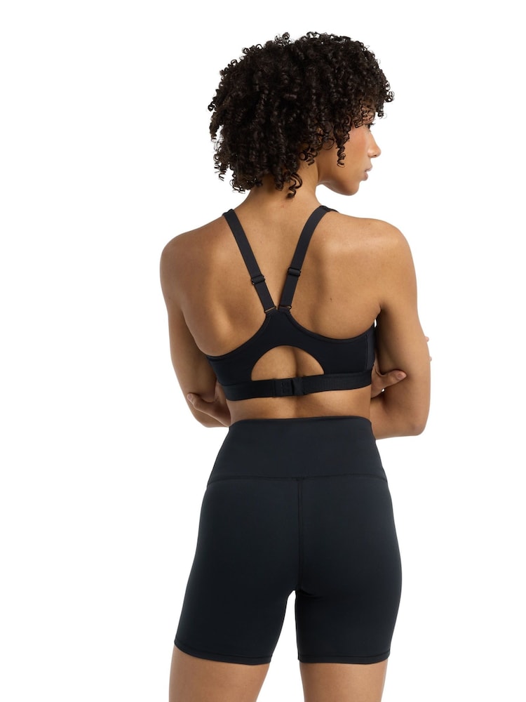 New Balance Black Womens Essential Run Bra - Image 2 of 9