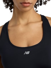 New Balance Black Womens Essential Run Bra - Image 4 of 9