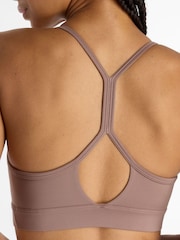New Balance Pink Womens Linear Heritage Essential Yoga Bra - Image 6 of 6