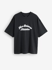 New Balance Oversized Linear Heritage T-Shirt - Imagen 6 de 6