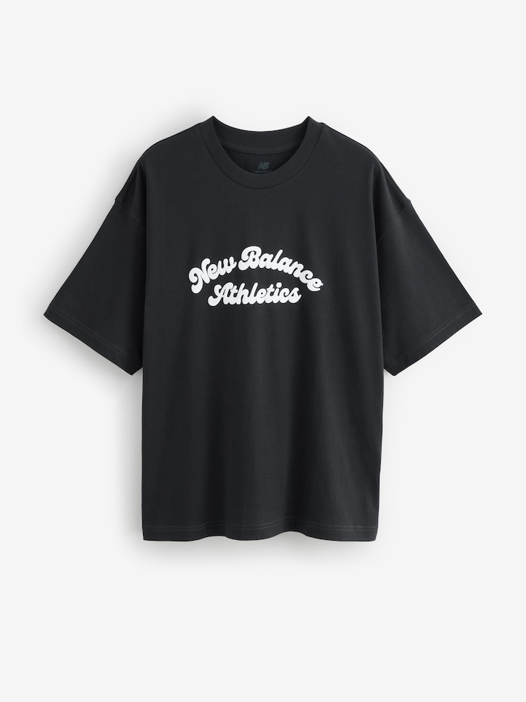 New Balance Oversized Linear Heritage T-Shirt - Imagen 6 de 6