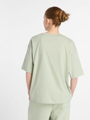 New Balance Green Oversized Linear Heritage T-Shirt - Image 3 of 6