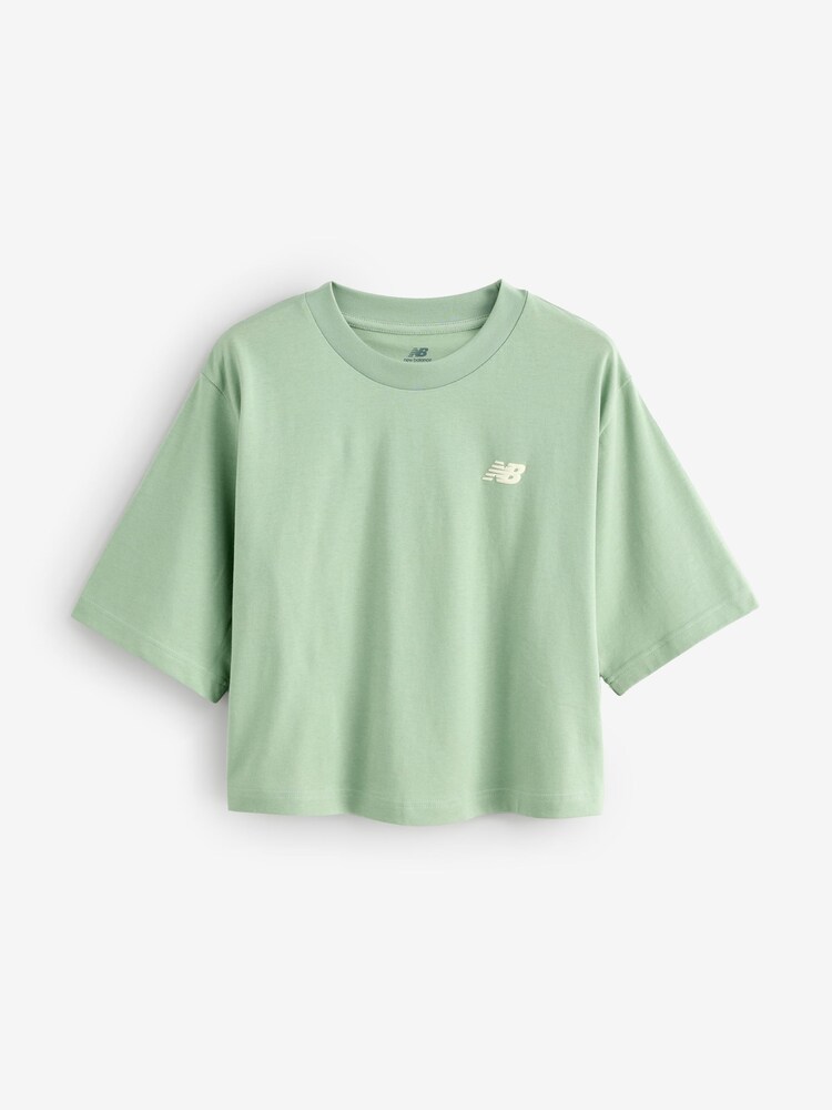 Tricou New Balance pentru femei Relaxed Linear Heritage - Image 7 of 7
