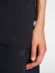 New Balance Black Womens Reimagined Oversized T-Shirt - Image 5 of 6