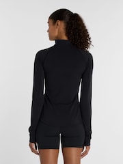 Negro - Chaqueta de running Harmony con cremallera completa para mujer de New Balance - Imagen 2 de 8