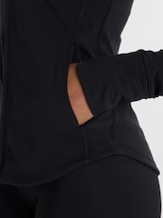 Negro - Chaqueta de running Harmony con cremallera completa para mujer de New Balance - Imagen 5 de 8