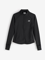 Negro - Chaqueta de running Harmony con cremallera completa para mujer de New Balance - Imagen 8 de 8