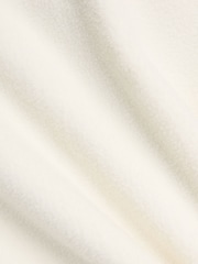 New Balance Cream Womens High Pile Fleece Jacket - Image 8 of 8