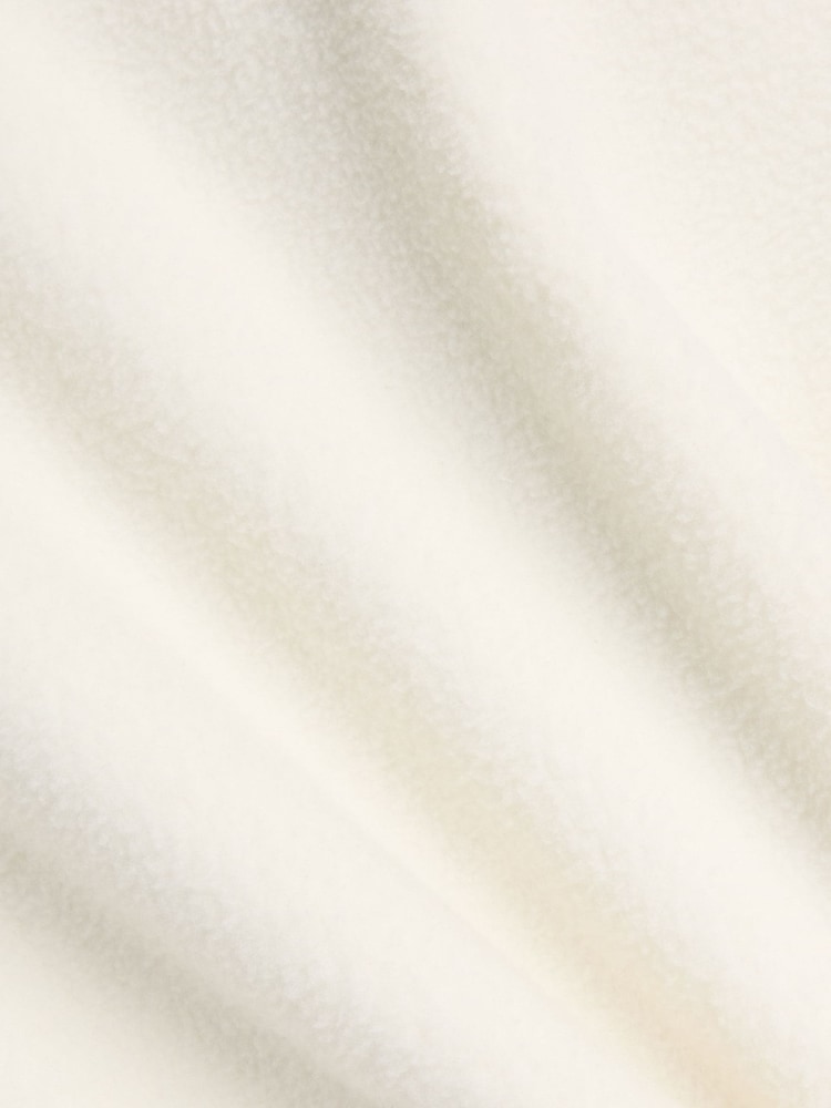 New Balance Cream Womens High Pile Fleece Jacket - Image 8 of 8