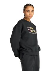 New Balance Black Womens Reimagined Fleece Sweatshirt - Image 3 of 7