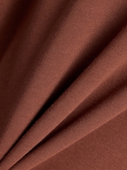 New Balance Burgundy Red Womens Linear Heritage Fleece Sweatshirt - Image 7 of 7