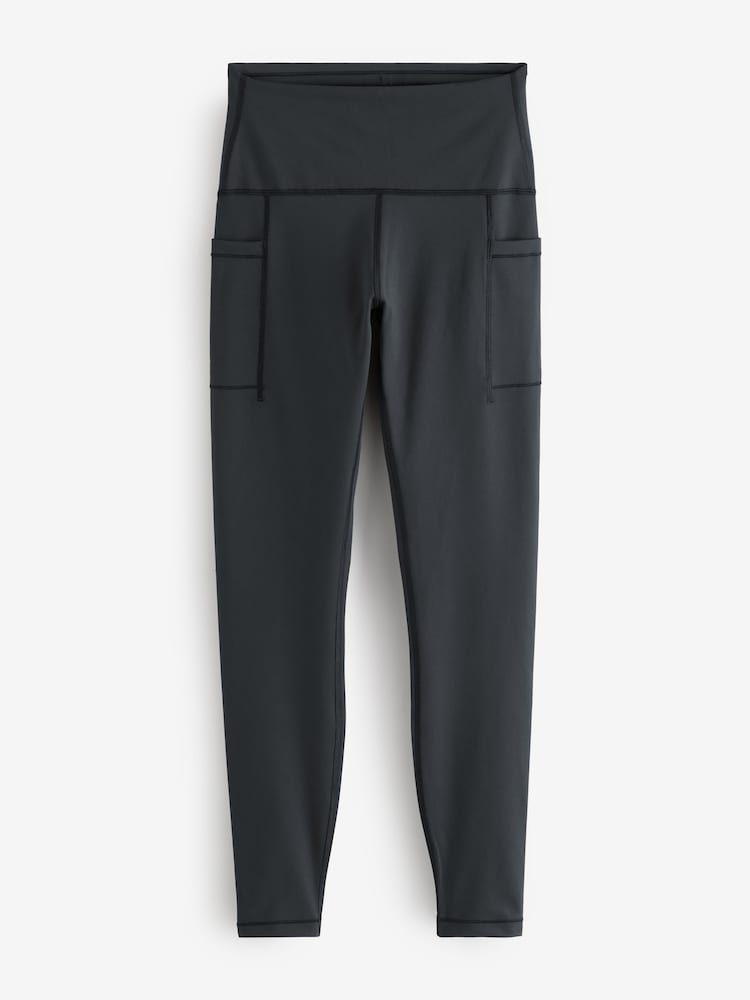 New Balance Black Womens Sleek Pocket High Rise 27inch Running Leggings - Image 1 of 1
