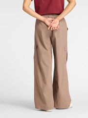 New Balance Brown Womens Linear Heritage Woven Cargo Joggers - Image 2 of 7