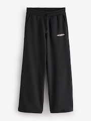New Balance Black Womens Reimagined Fleece Barrel Leg Joggers - Image 1 of 1