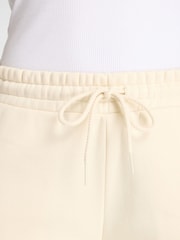 New Balance Cream Womens Reimagined Fleece Barrel Leg Joggers - Image 4 of 7