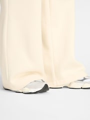 New Balance Cream Womens Reimagined Fleece Barrel Leg Joggers - Image 6 of 7