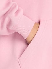 Rose clair - Sweat à capuche long New Balance Linear Heritage en polaire - Image 6 sur 9