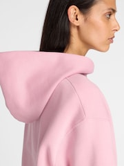 Rose clair - Sweat à capuche long New Balance Linear Heritage en polaire - Image 8 sur 9