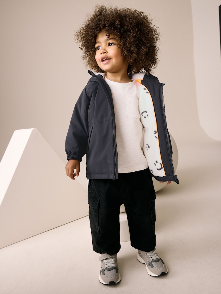 Black Shower Resistant Coat (3mths-7yrs) - Image 2 of 8