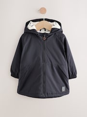 Black Shower Resistant Coat (3mths-7yrs) - Image 4 of 8