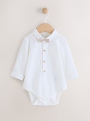 Зеленый - Baby Shirt Trousers and Braces Set 3 Piece (0mths-2yrs) - Image 3 of 7