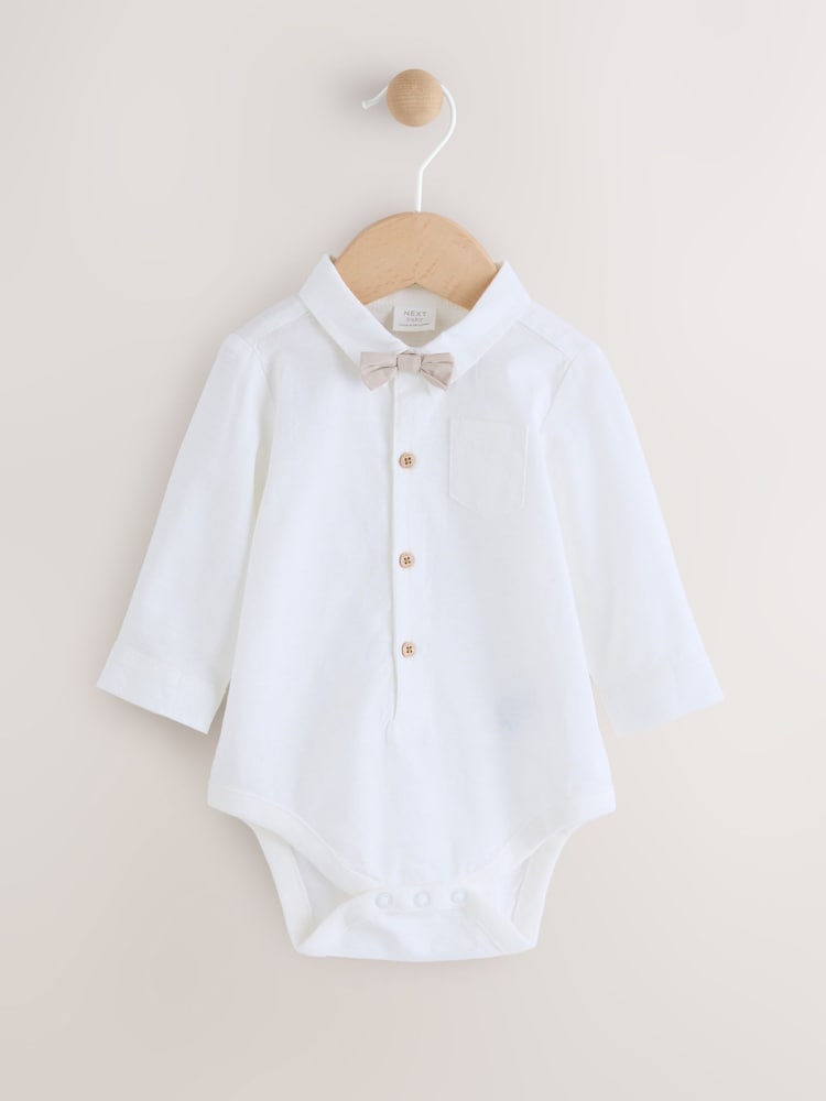 Sage Green Baby Shirt Trousers and Braces Set 3 Piece (0mths-2yrs) - Image 3 of 7