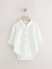 Sage Green Baby Shirt Trousers and Braces 3 Piece Set (0mths-2yrs) - Image 3 of 9