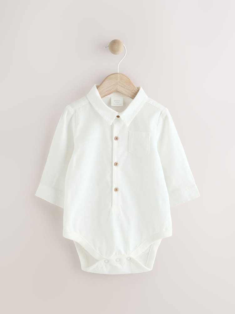Sage Green Baby Shirt Trousers and Braces 3 Piece Set (0mths-2yrs) - Image 3 of 9