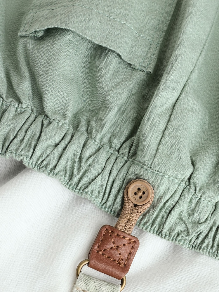 Sage Green Baby Shirt Trousers and Braces 3 Piece Set (0mths-2yrs) - Image 8 of 9