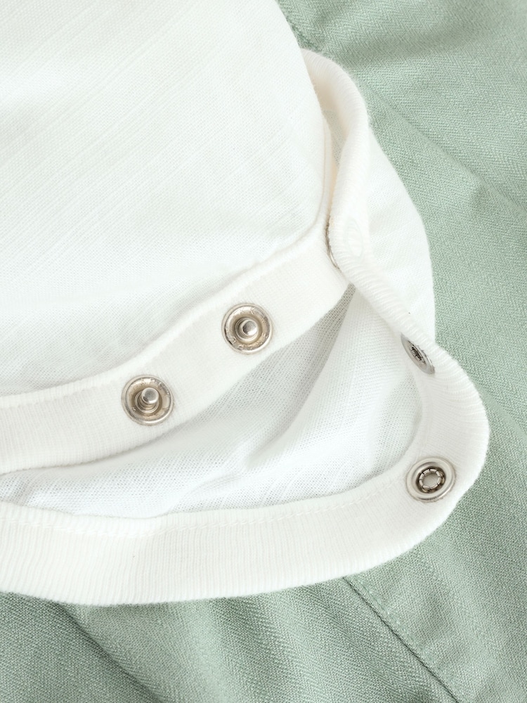Sage Green Baby Shirt Trousers and Braces 3 Piece Set (0mths-2yrs) - Image 9 of 9