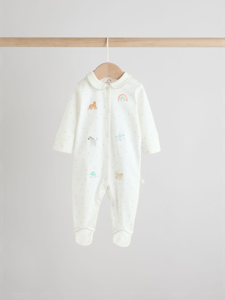 Weißer Grund - Schlafanzüge 3er-Packung (0-2 Jahre)​​​​​​​ - Bild 2 von 13