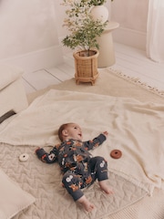 Black Halloween Hamish Baby Two Way Zip Sleepsuit (0mths-3yrs) - Image 2 of 9