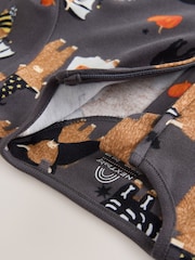 Black Halloween Hamish Baby Two Way Zip Sleepsuit (0mths-3yrs) - Image 9 of 9