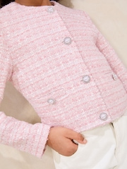 Lipsy Boucle Button Up Jacket (5-16yrs) - Bild 2 von 4