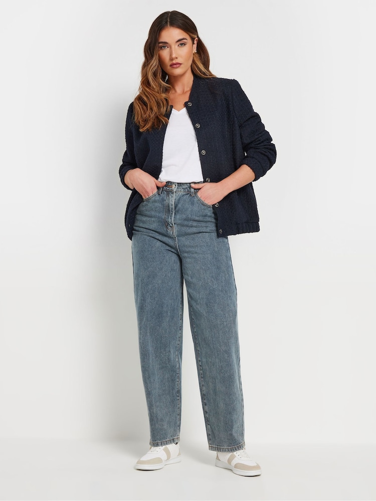 Long Tall Sally Natural Barrel Leg 100% Cotton Jeans - Image 1 of 6